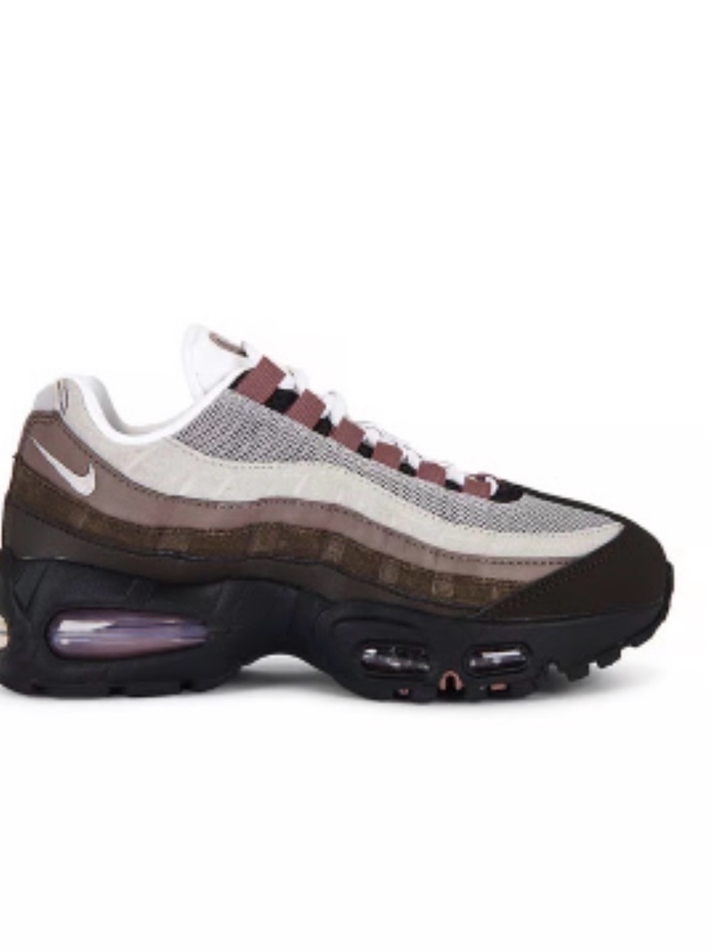 Nike Air Max 95 Brown, Tan, White and Black Runner